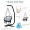 Best Choice Products Metal Hanging Hammock C-Stand for Chair/ Weather-Resistant Finish, Offset Base - Stand Only